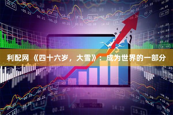利配网 《四十六岁，大雪》：成为世界的一部分