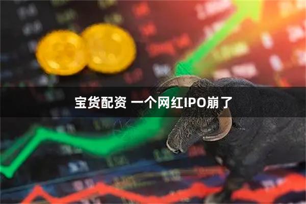 宝货配资 一个网红IPO崩了